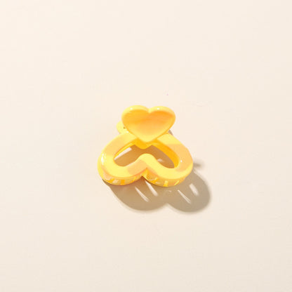 Beau - PS Alloy Glossy Heart Shape Hair Claw Clip