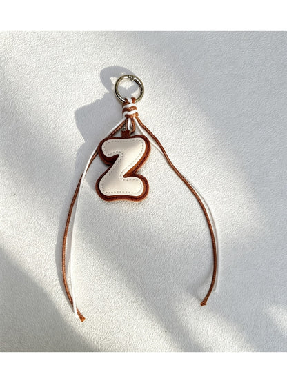 Keypus - Modern Minimalist Letter Bag Charm Keychain