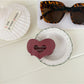 Beau - Heart Cutout Geometric Plastic Claw Clip