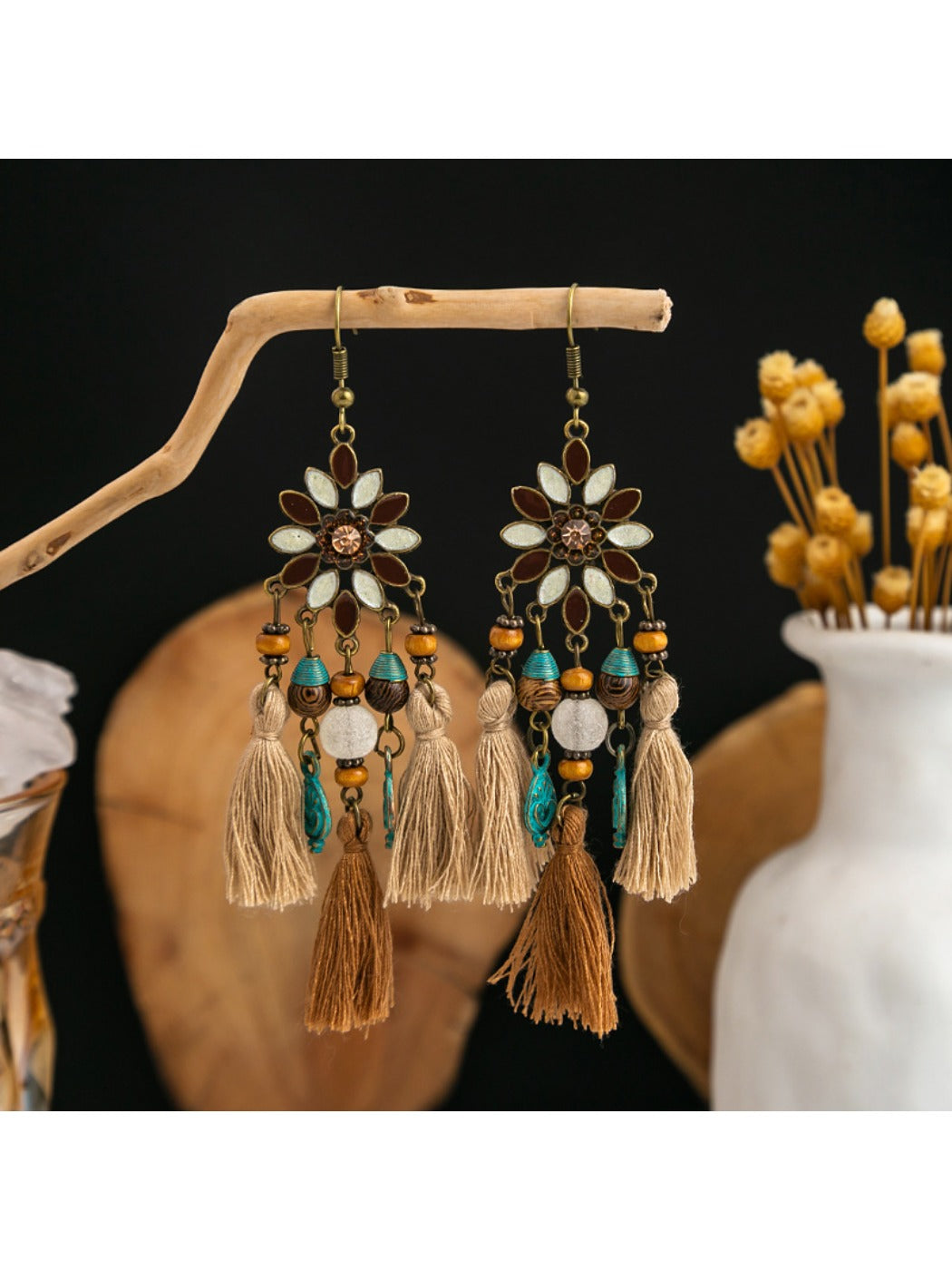 Earedge - Geometric Subtle-Shine Vintage Earrings