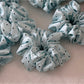Gifty - Soft Ruffled Polka Dot Elastic Scrunchie