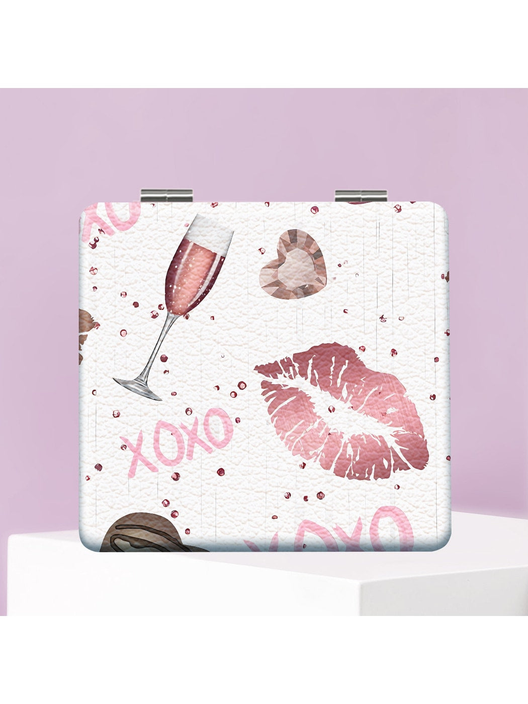 Mirroray - Y2K Pattern Foldable Touch Up Makeup Mirror