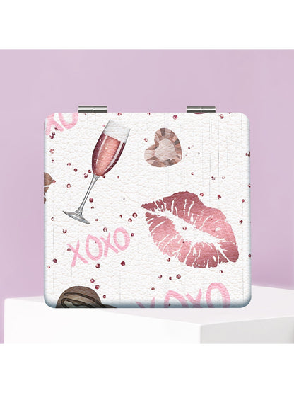 Mirroray - Y2K Pattern Foldable Touch Up Makeup Mirror