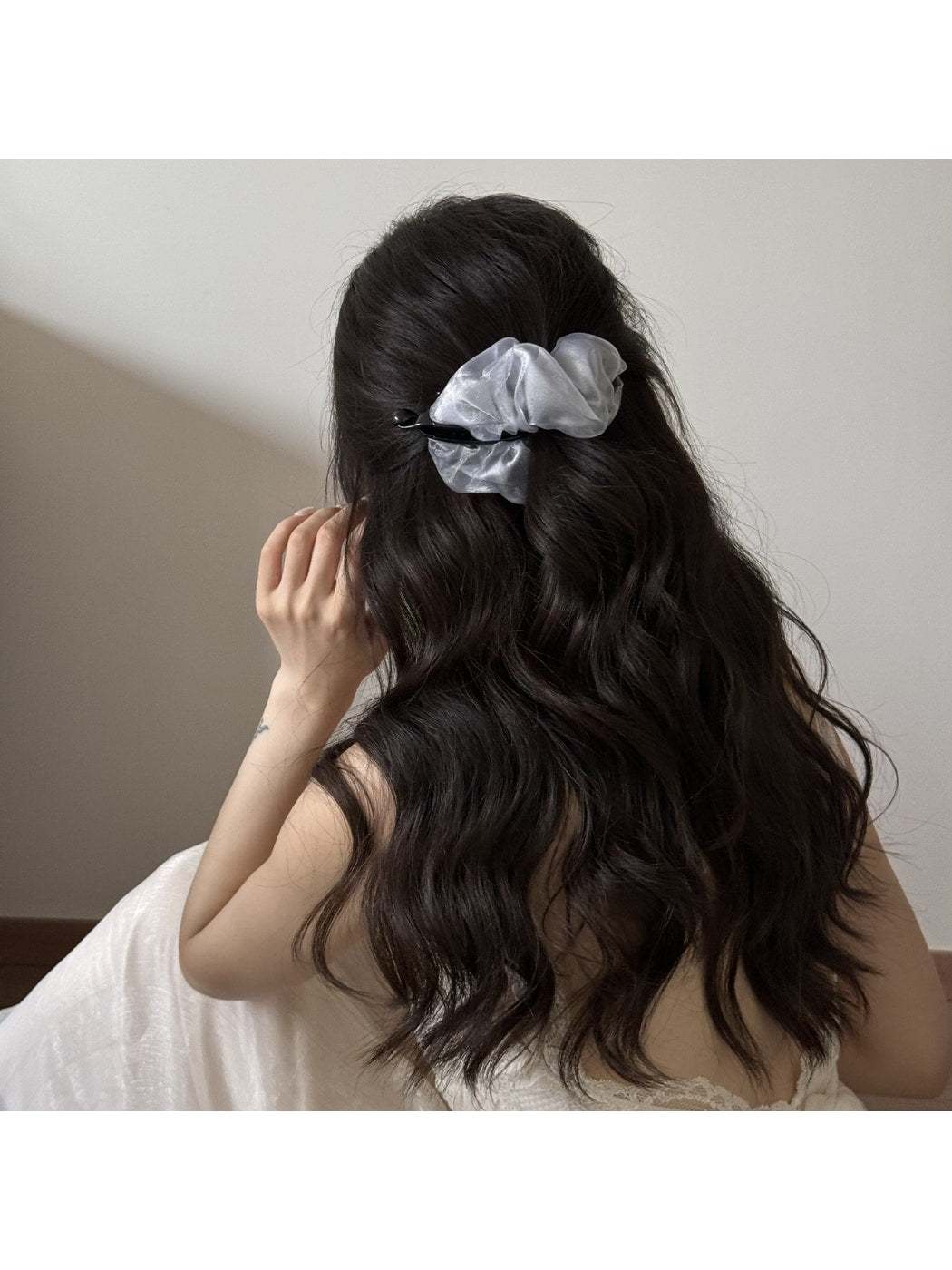 Beau - Double Layer Mesh Bubble Banana Clip