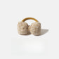 Gifty - Plaid Plush Bow Detail Polyester Hair Tie