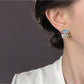 Earedge - Retro Floral Relief Earrings