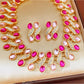 Nozari - Vintage Geometric Oval Rhinestone Necklace