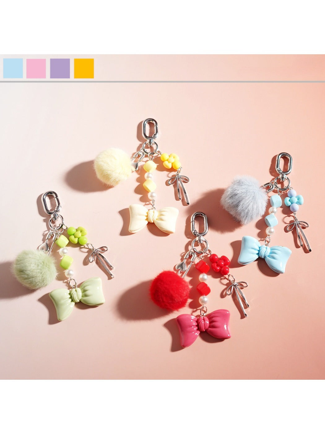 Keypus - Playful Bow Themed Keychain