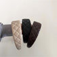 Gifty - Vintage Argyle Wide Hair Hoop