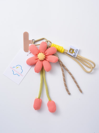 Keypus - Cute Bright Colorful Sunflower Keychain