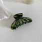 Beau - Green Twill Hair Clip