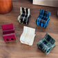 Beau - Textured Striped Acetate Elegant Ponytail Clip