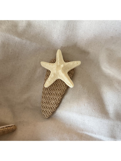 Beau - Retro Style Geometric Woven Bangs Hair Clip