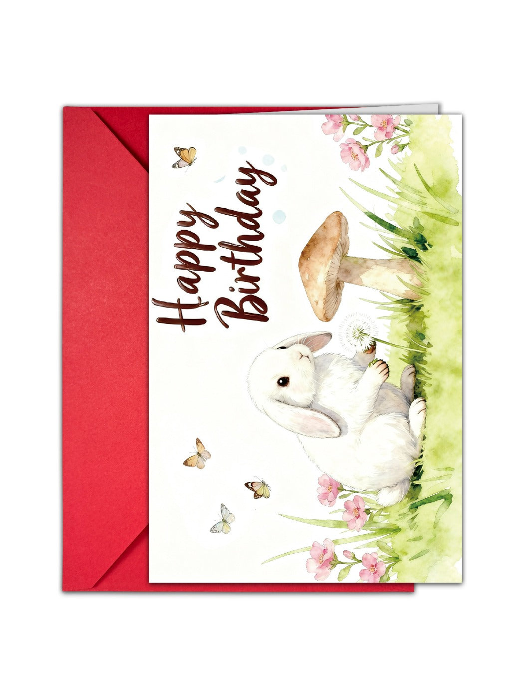 Carduria - Ink Style Animal Birthday Card