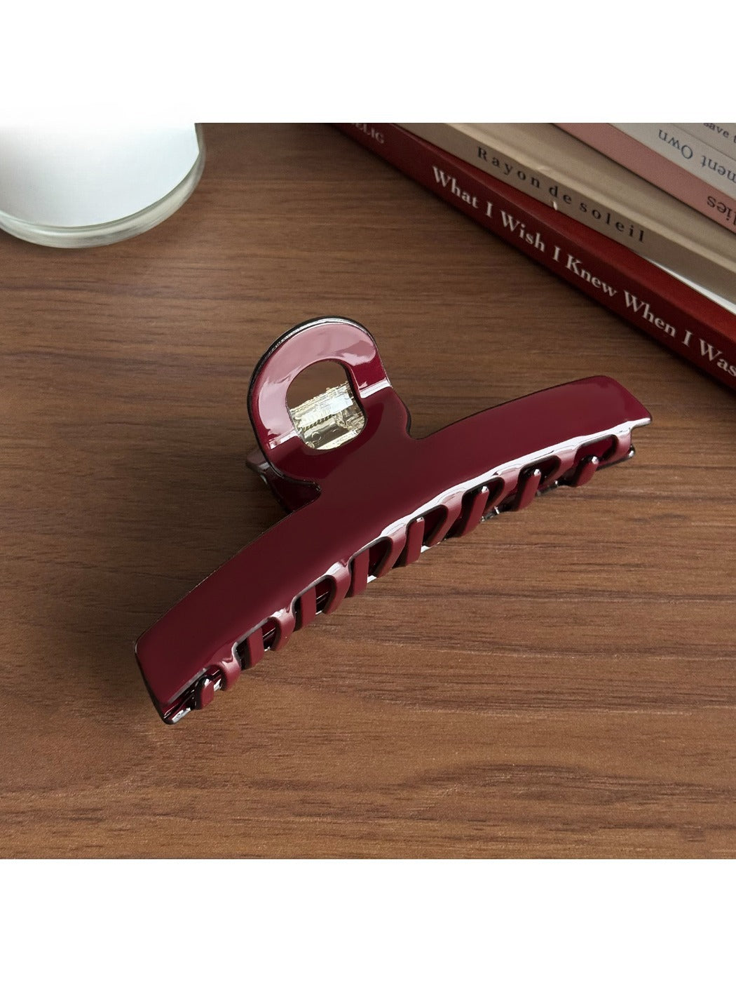 Beau - Geometric Line Acetate Claw Hair Clip