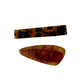 Beau - Acetate Marble Pattern Duckbill Hair Clip
