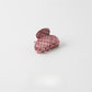 Beau - Pink Checkered Multi Shape PVC Claw Clip