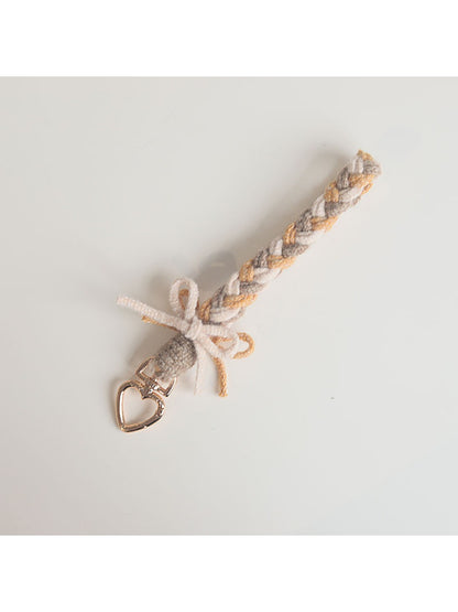 Keypus - Cute Plush Bow Lanyard Keychain Soft