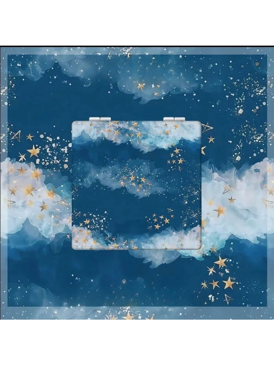 Mirroray - Oil Painting Style Star Pattern Vanity Mirror