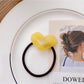 Gifty - Candy Color Heart Acetate Hair Ties Ponytail