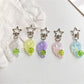 Keypus - Glitter Wing Four Leaf Clover Acrylic Keychain