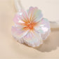 Beau - Gradient Floral Plastic Hair Claw Clip