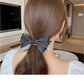 Beau - Polka Dot Satin Bow Hair Clip
