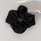 Gifty - Black White Polka Dot Hair Scrunchie