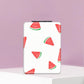 Mirroray - Cartoon Watermelon Print Folding Makeup Mirror