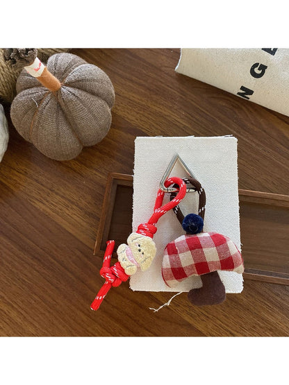 Keypus - Red Lanyard Cartoon Bag Charm