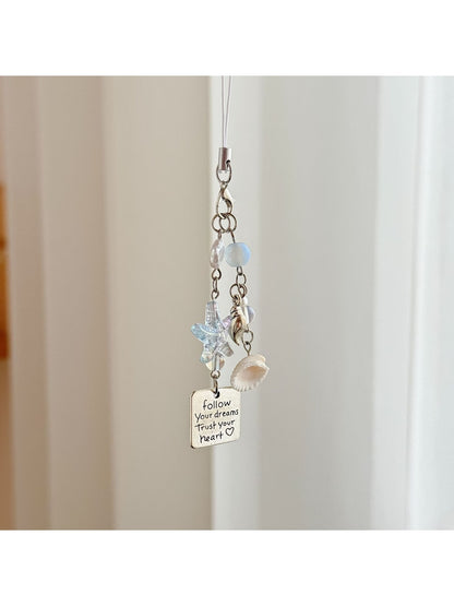 Keypus - Plastic Alloy Star Bag Charm Strap Keychain