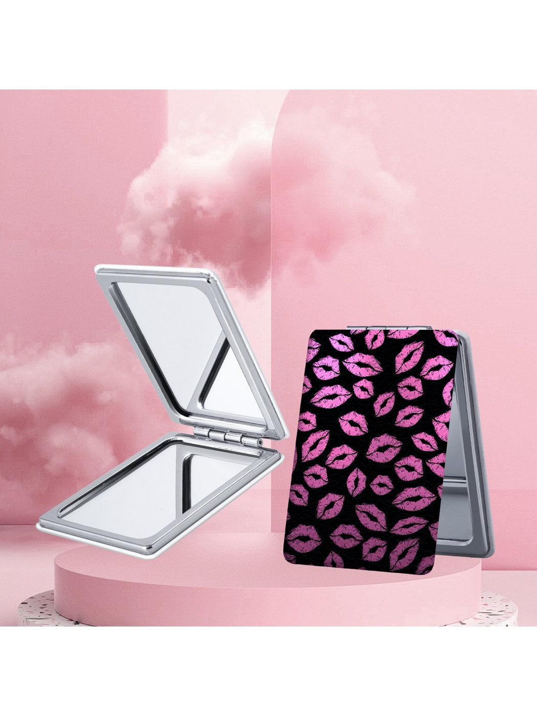 Mirroray - Folding Rectangular Portable Touch Up Mirror