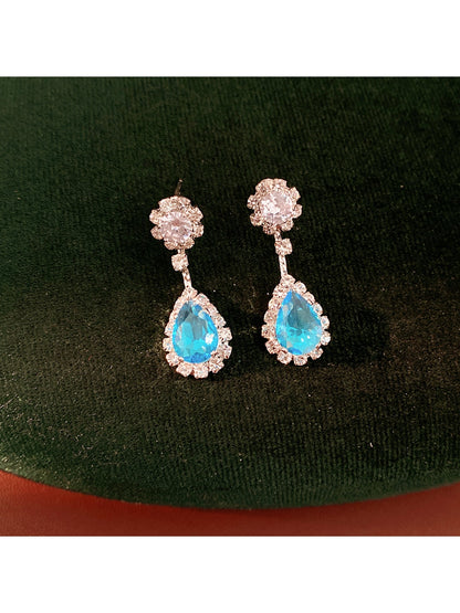 Nozari - Light Luxury Drop Necklace and Stud Earrings
