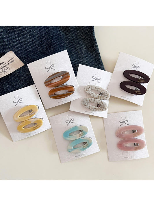 Beau - Dainty Openwork Oval Hair Clip