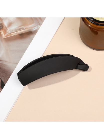 Beau - Ring Detail PC Back-of-Head Banana Hair Clip