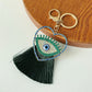 Keypus - Halloween Funny Blue Eye Tassel Keychain