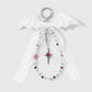 Keypus - Y2K Lace Bow Bat Shape Bag Charm Keychain