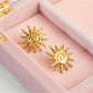 Earedge - Simple Sun Earrings For Everyday Wear
