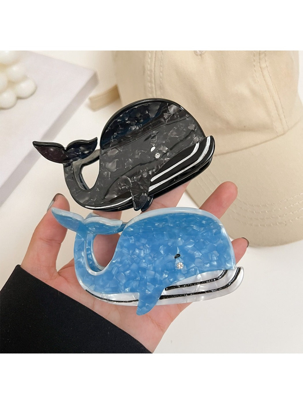 Beau - Shark & Whale Hair Clips