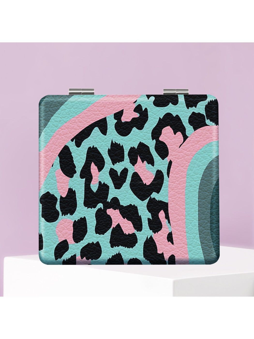 Mirroray - Cool Leopard Print Folding Makeup Mirror