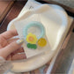 Gifty - Plastic Flower Bead Spiral Ponytail Hair Tie