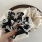 Gifty - Lace Trim Bow Detail Polyester Scrunchie