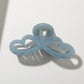 Beau - Double Heart Hollow Openwork PS Claw Clip