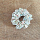 Gifty - Floral Print Polyester Fabric Ponytail Scrunchie