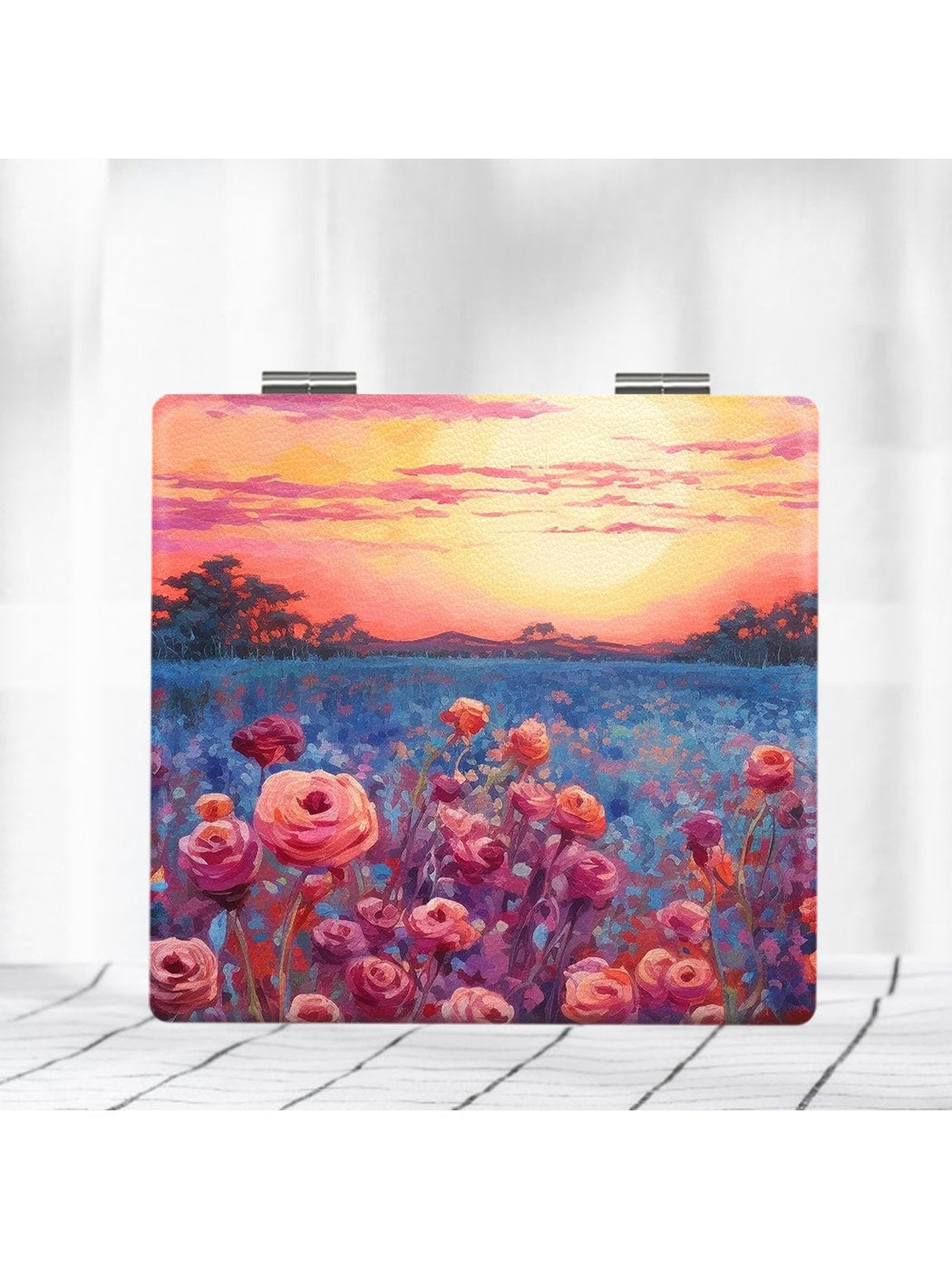 Mirroray - Oil Painting Print Folding Makeup Mirror
