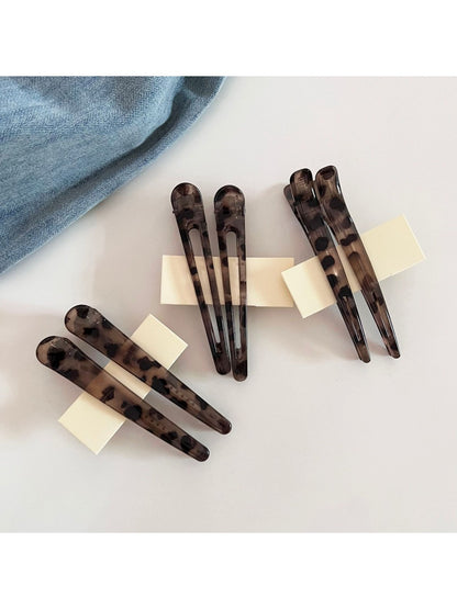 Beau - Leopard Print Duckbill Hair Clip