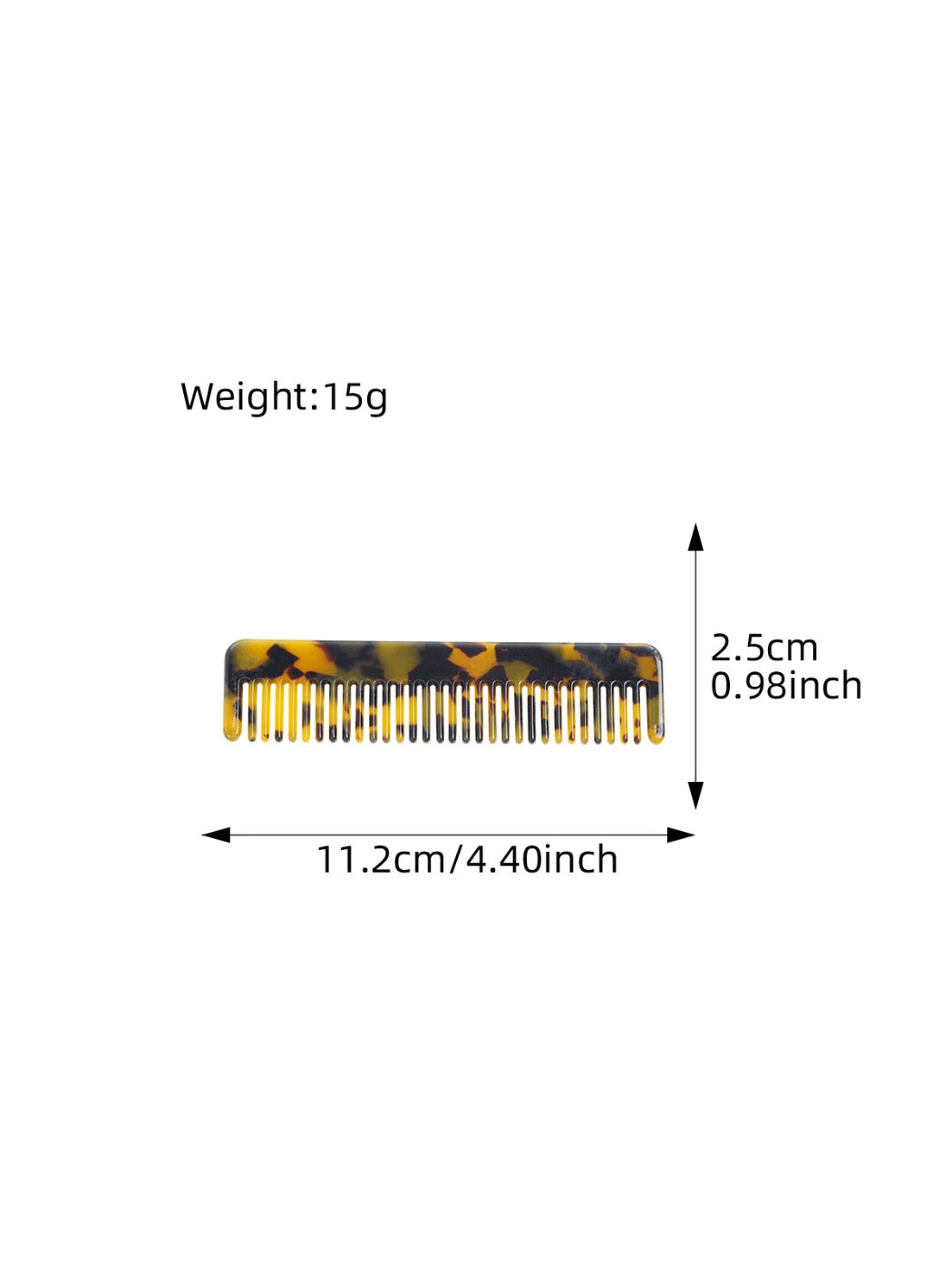 Camerow - Stylish Acetate Hair Comb Minimalist Design