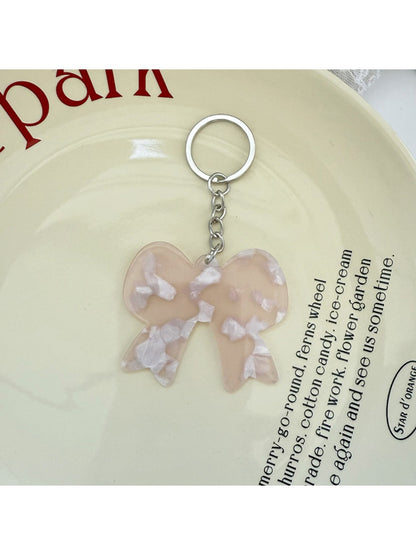 Keypus - Acetate Bow Shaped Keychain Charm