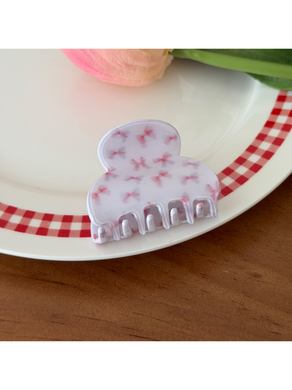 Beau - Sweet Floral Print Acetate Claw Clip