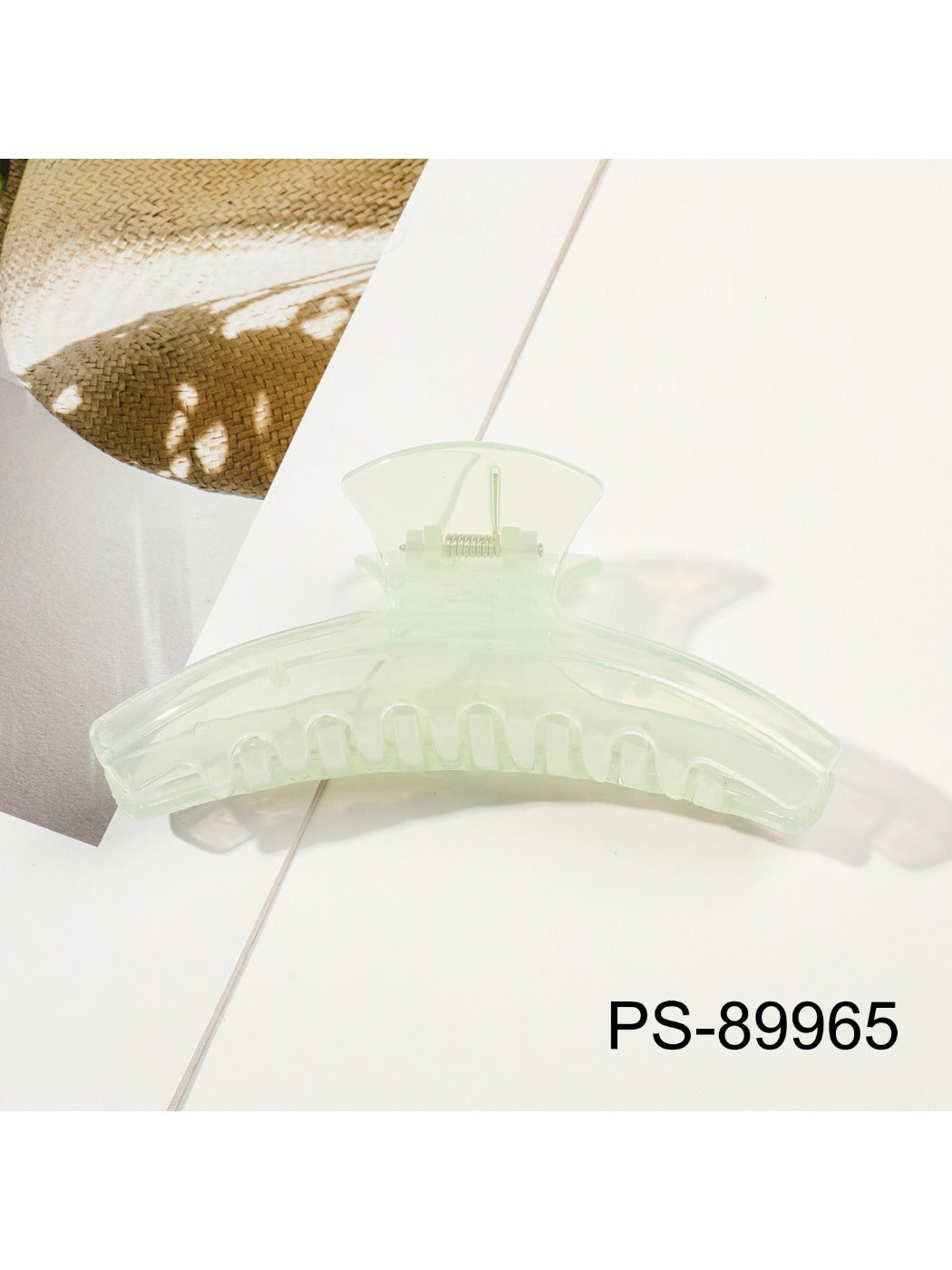 Beau - Straight-Shaped Jelly-Colored Hair Clip